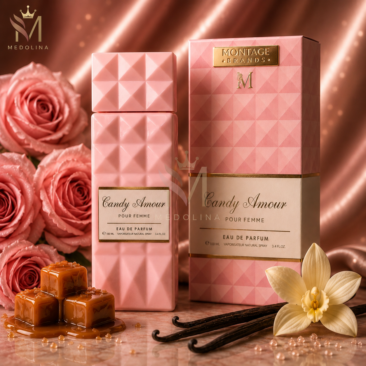 MEDOLINA Chocolate parfem Rose